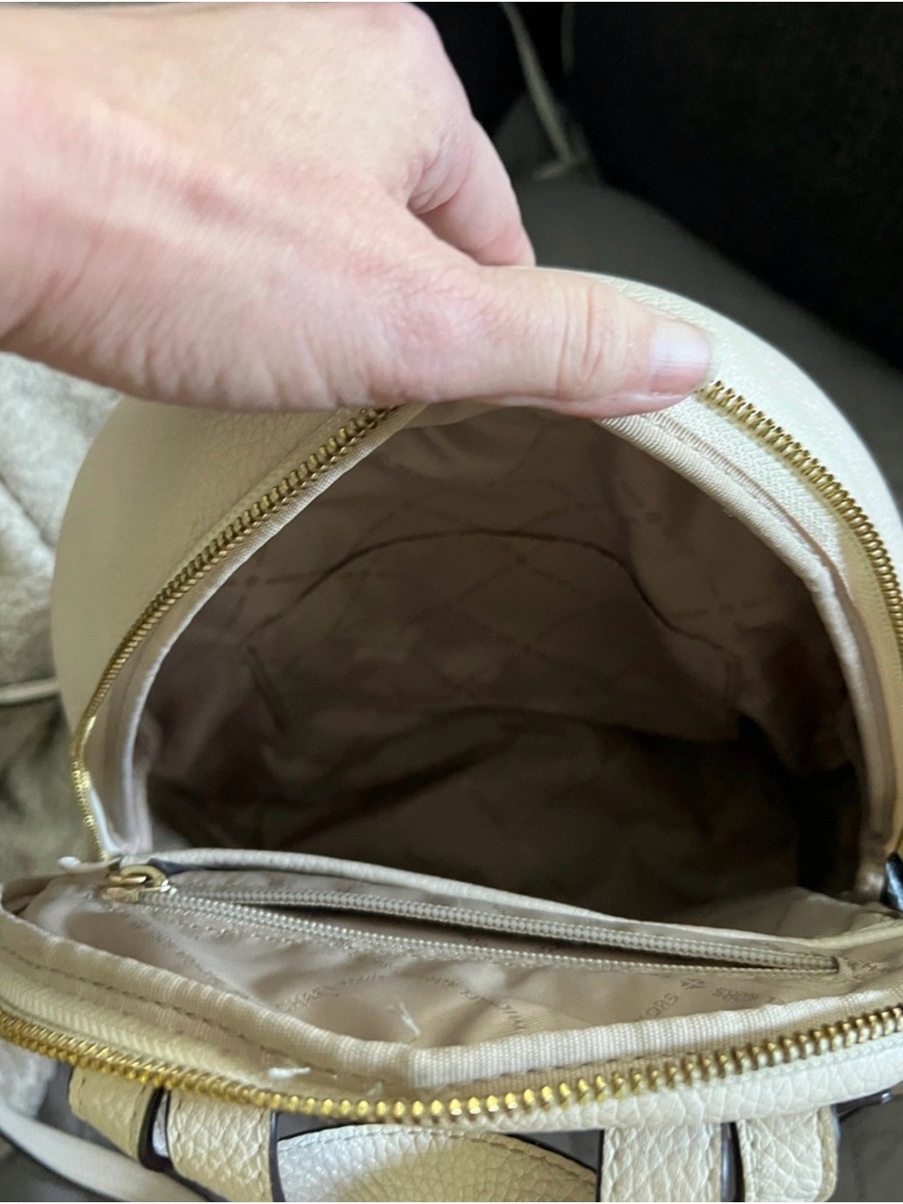 Michael Kors Blush Leather Backpack and Zip Wallet - Picture 4 of 5
